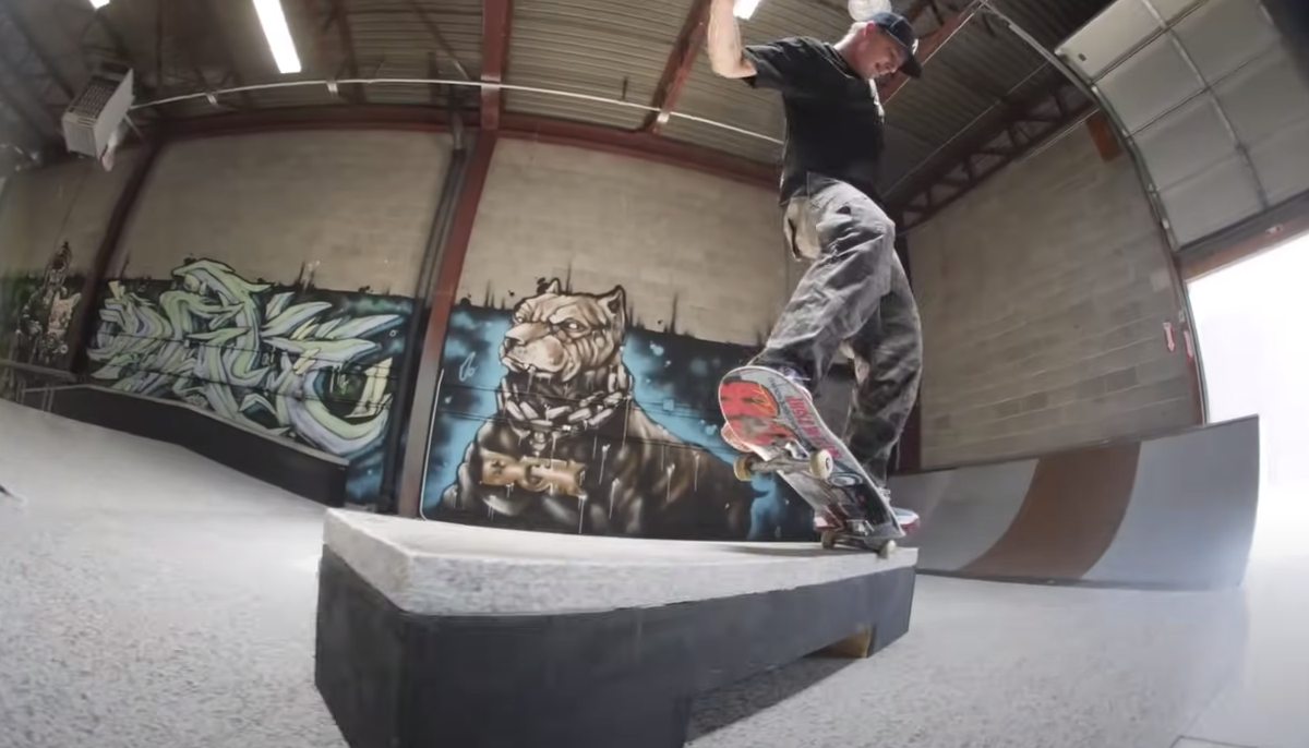 Tearing apart his personal skatepark, and putting it back together: Josh Kalis in Grand Rapids, Michigan