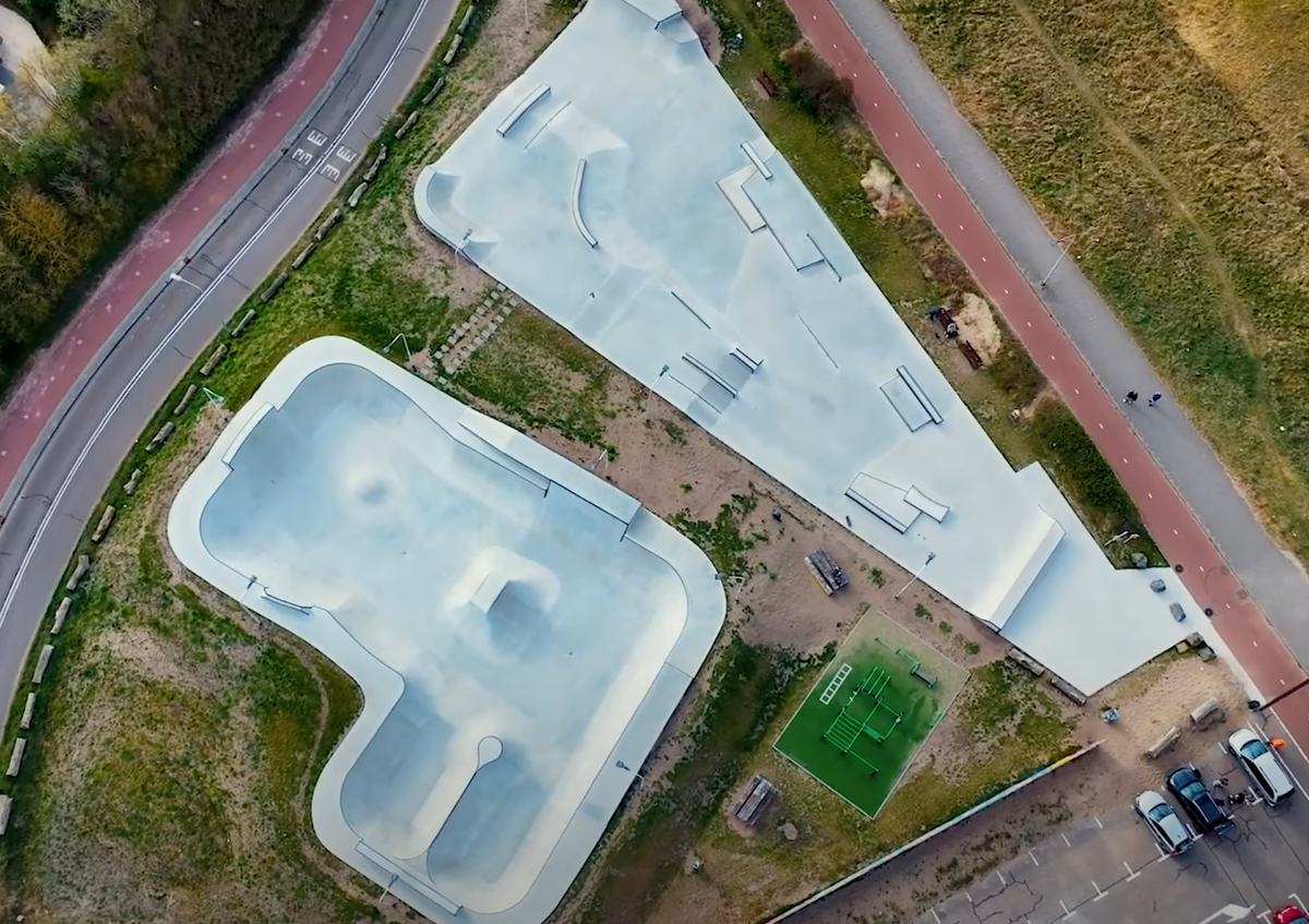 You're Going To Want To Visit This New Skatepark in Katwijk, Netherlands