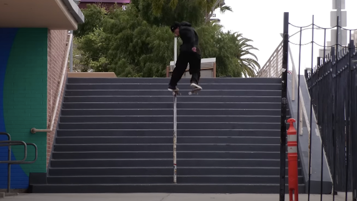 Taiga Nagai Back 180 Nosegrind Hollywood High First Try