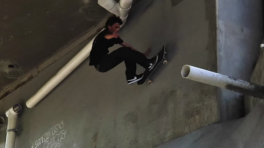 Joe Campos Goes to Work in LA for His New Pro Inverted Thunder Trucks (Video)